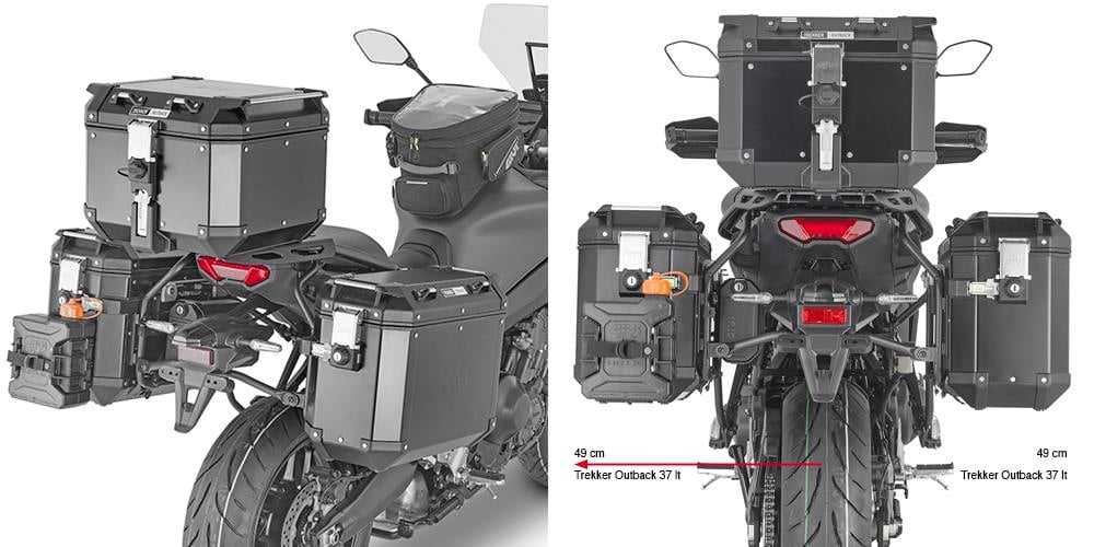 GIVI PLO2159CAM YAMAHA TRACER 9 / TRACER 9 GT (21-23) YAN ÇANTA TAŞIYICI
