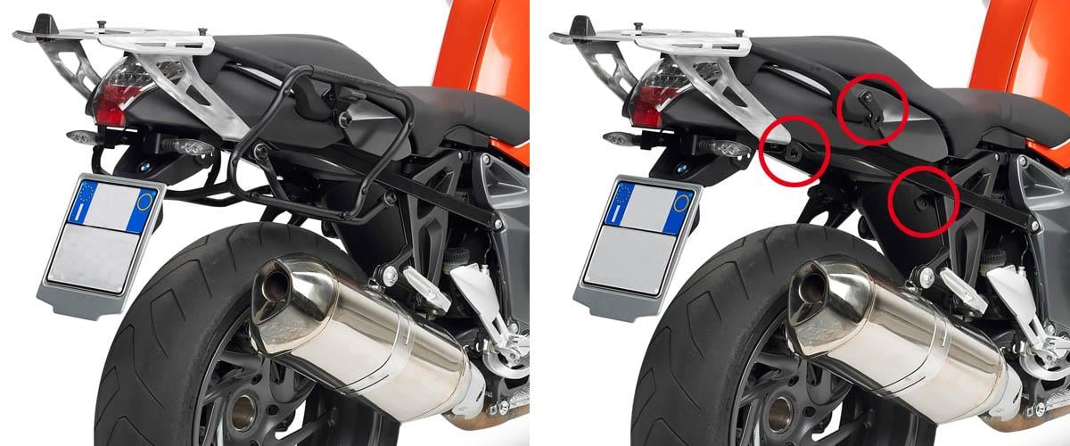 GIVI PLXR691 BMW K 1200R (05-08) - K 1300R (09-16) YAN ÇANTA TAŞIYICI