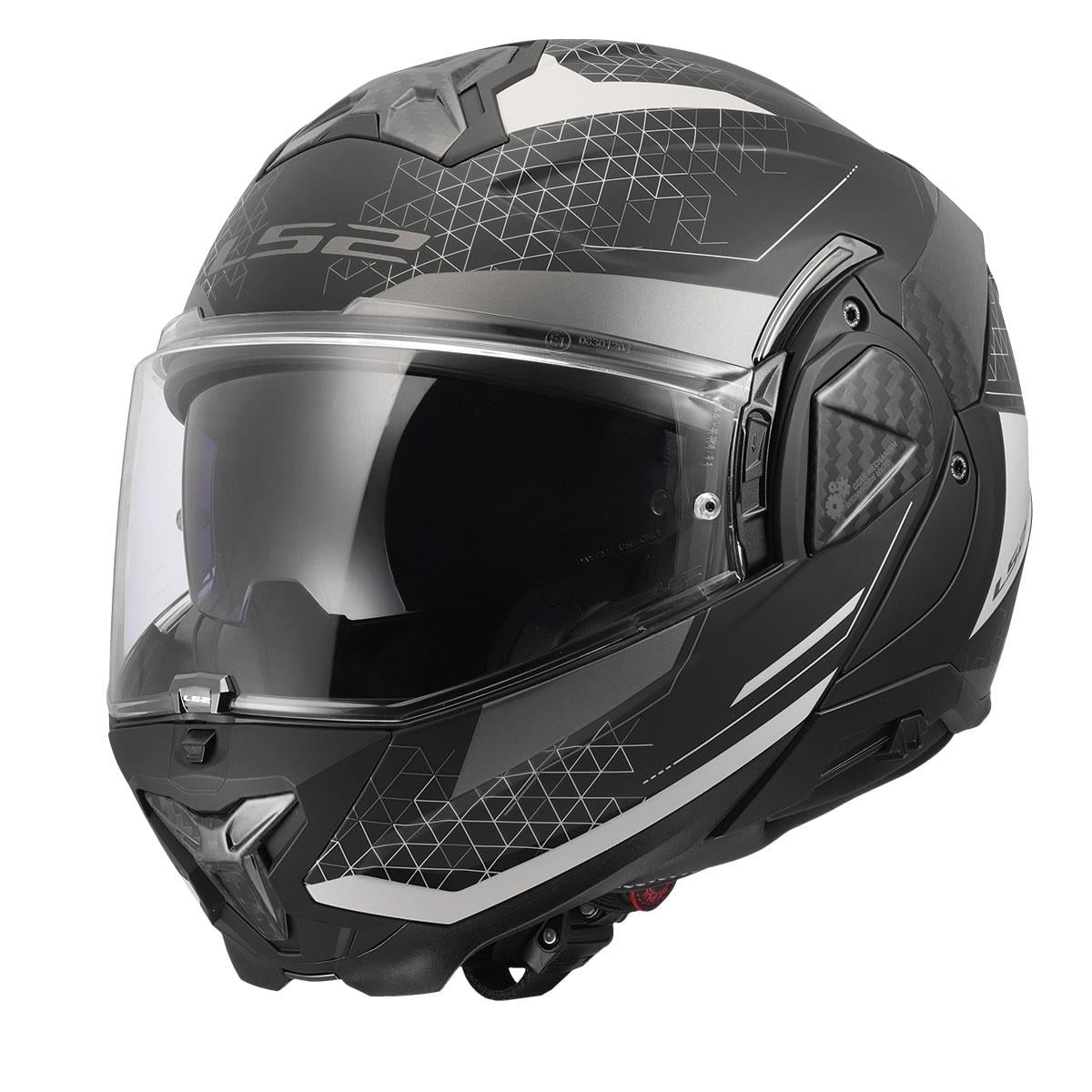 LS2 ADVANT 2 ASTRAL MAT GRİ-SİYAH KASK