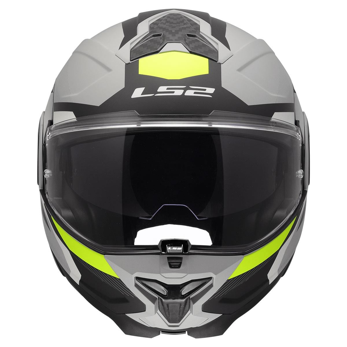 LS2 ADVANT 2 TRIPLE MAT GRİ- SİYAH-NEON SARI KASK