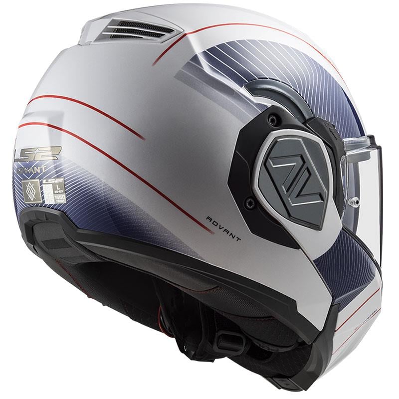 LS2 ADVANT COOPER BEYAZ-MAVİ KASK