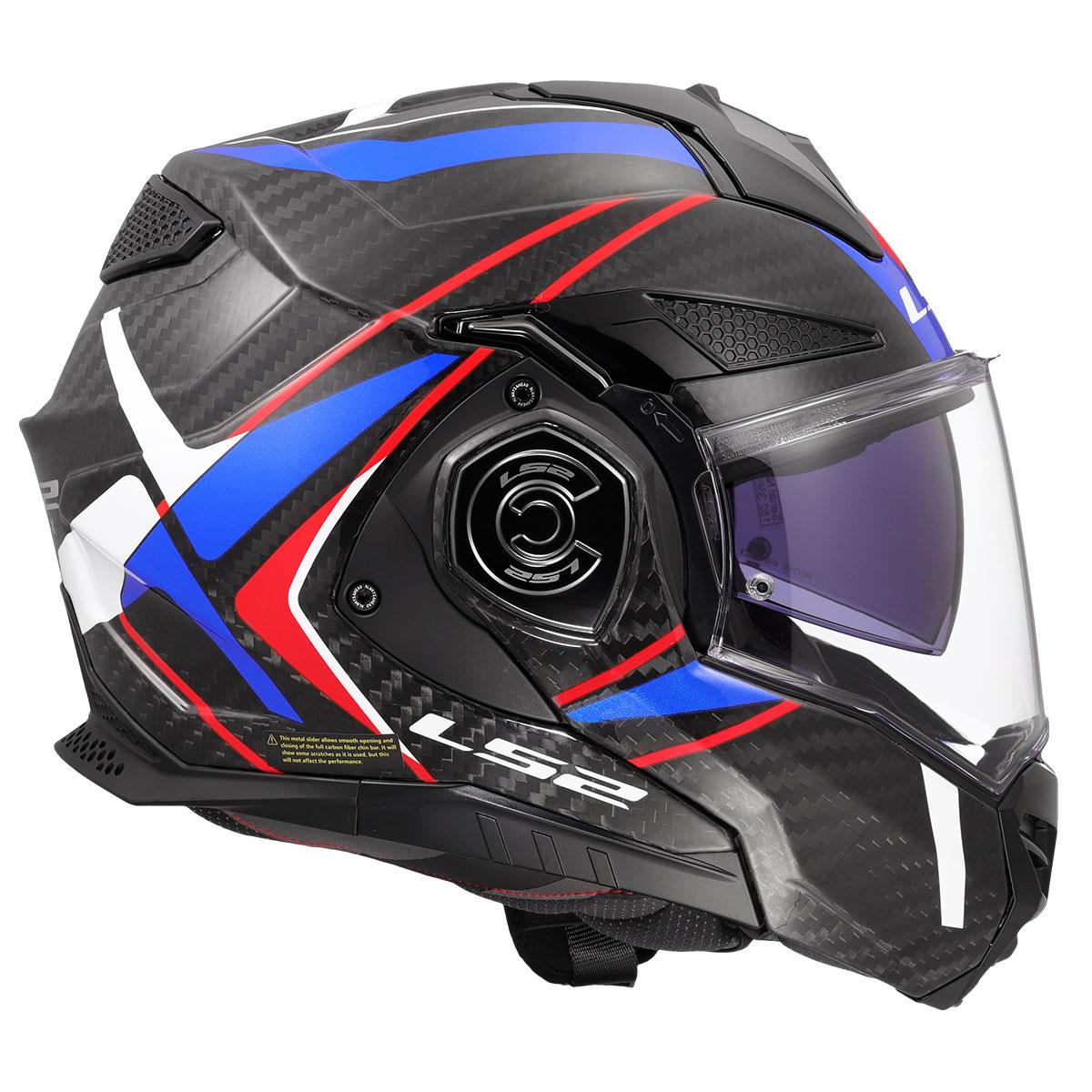 LS2 ADVANT X KARBON FUTURE II BEYAZ-MAVİ KASK