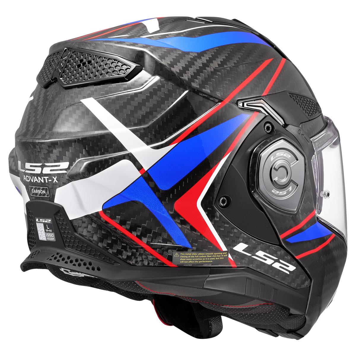 LS2 ADVANT X KARBON FUTURE II BEYAZ-MAVİ KASK