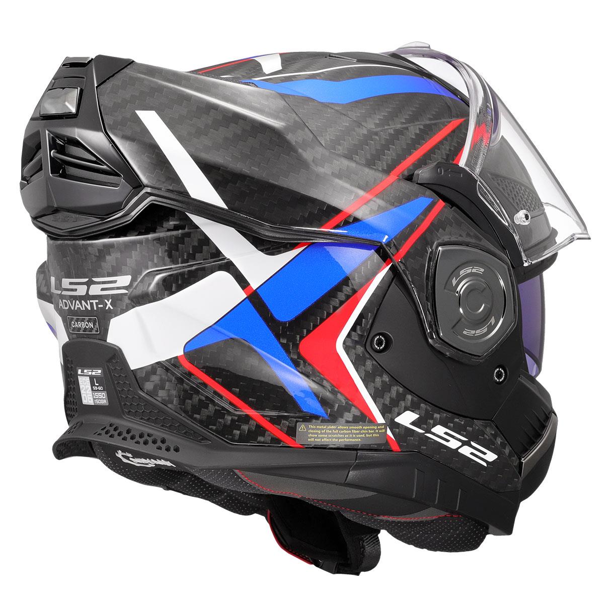LS2 ADVANT X KARBON FUTURE II BEYAZ-MAVİ KASK
