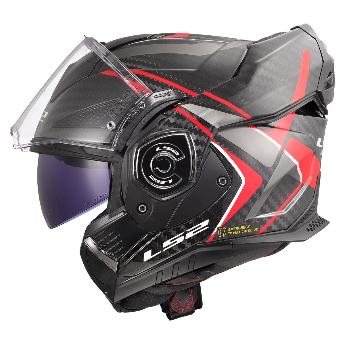 LS2 ADVANT X KARBON FUTURE II KIRMIZI KASK