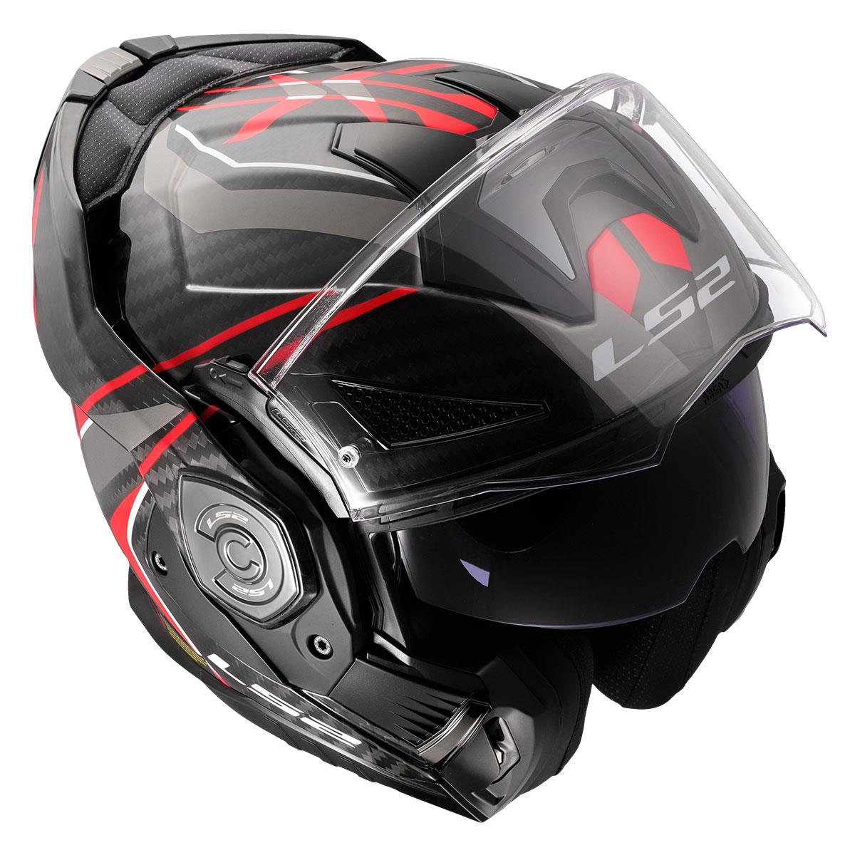LS2 ADVANT X KARBON FUTURE II KIRMIZI KASK