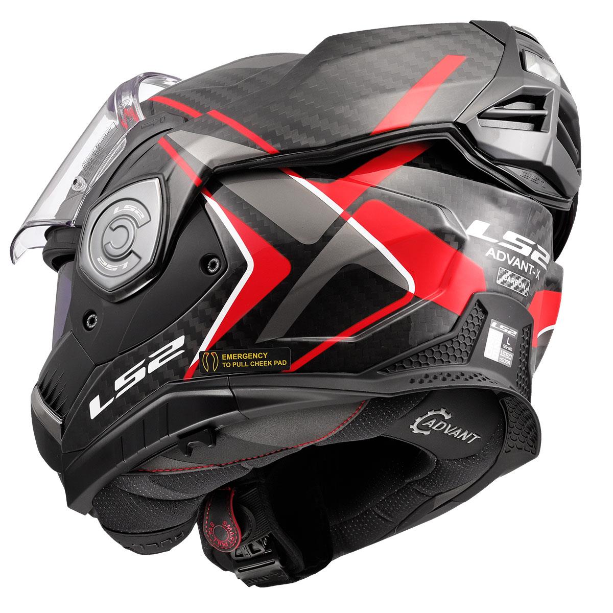 LS2 ADVANT X KARBON FUTURE II KIRMIZI KASK