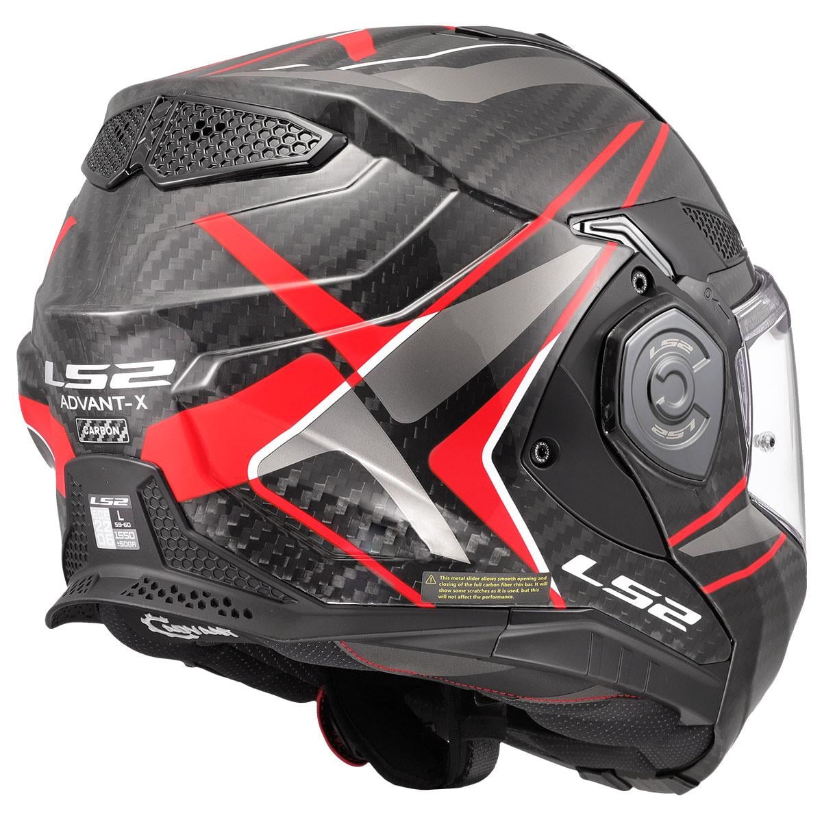 LS2 ADVANT X KARBON FUTURE II KIRMIZI KASK