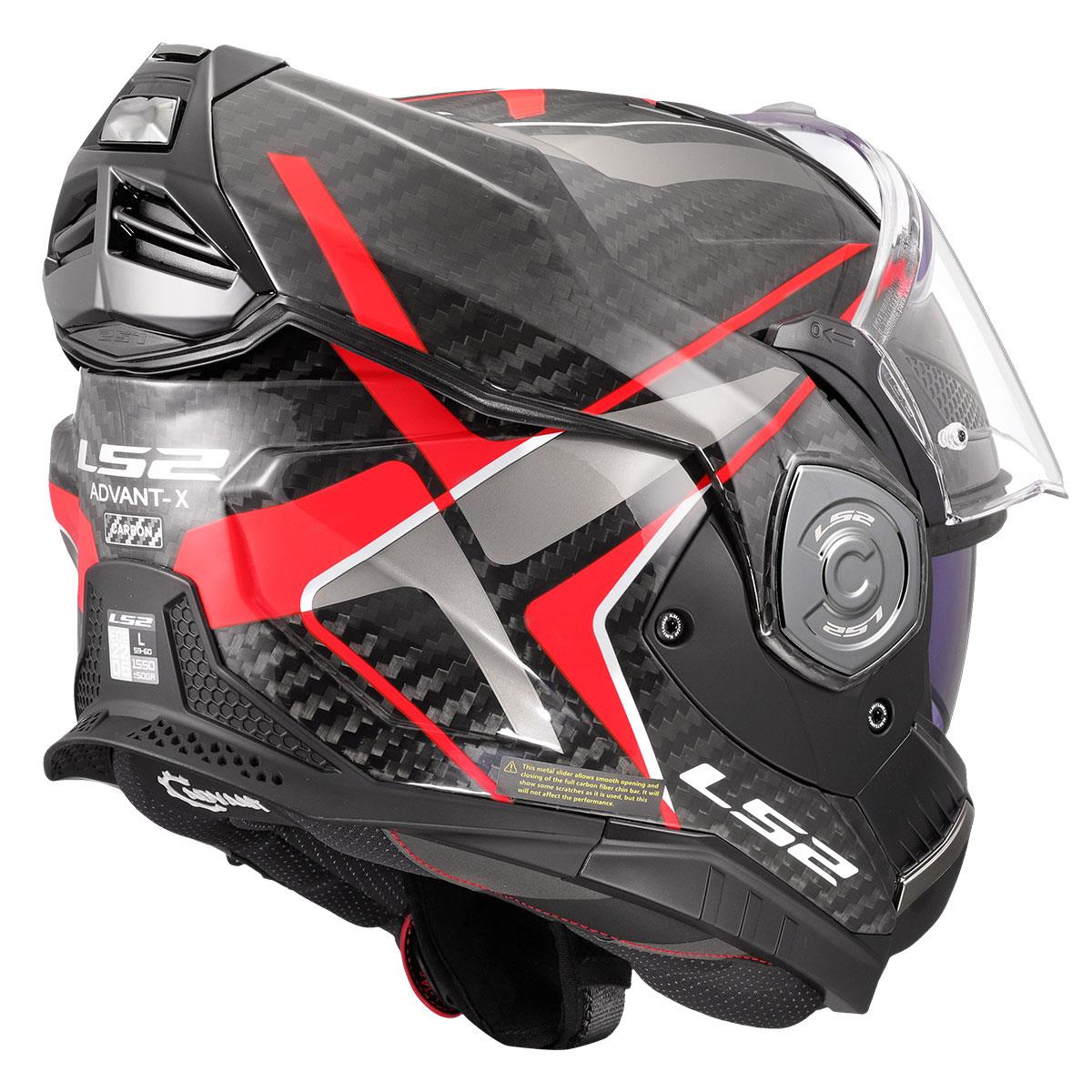 LS2 ADVANT X KARBON FUTURE II KIRMIZI KASK