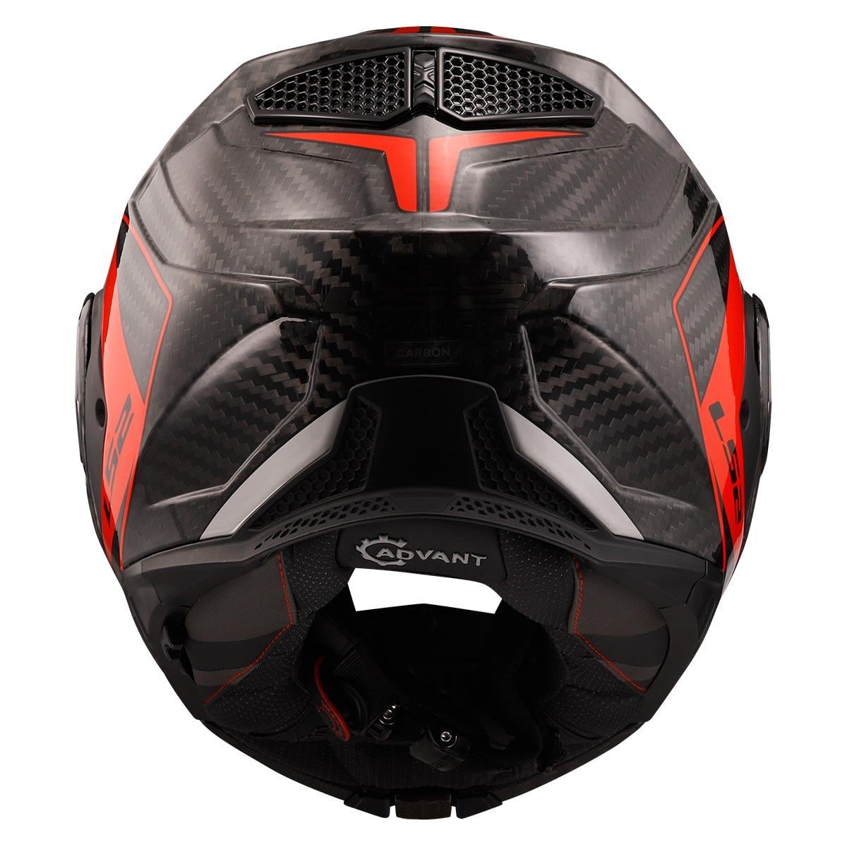 LS2 ADVANT X KARBON FUTURE KIRMIZI KASK