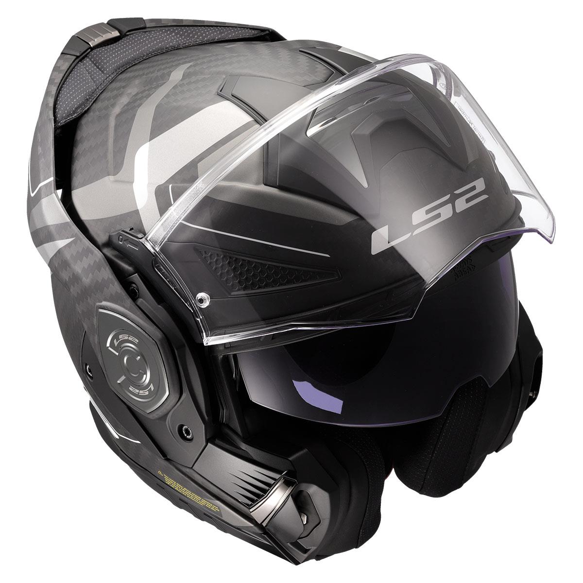 LS2 ADVANT X KARBON HORIZON MAT GÜMÜŞ-GRİ KASK