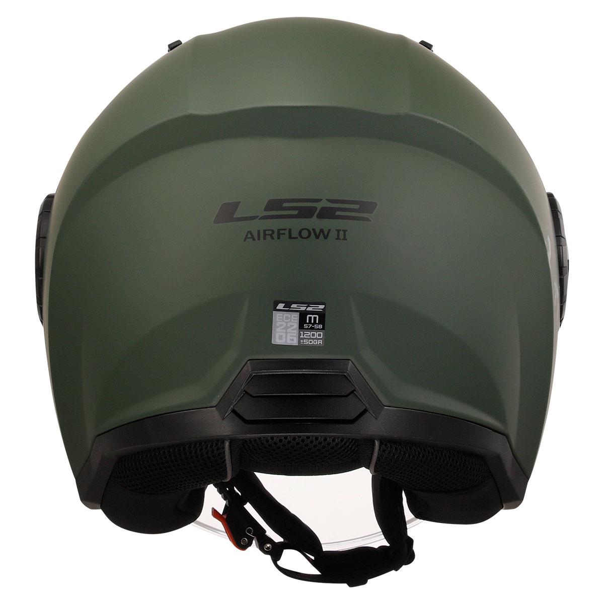 LS2 AIRFLOW 2 MAT YEŞİL KASK
