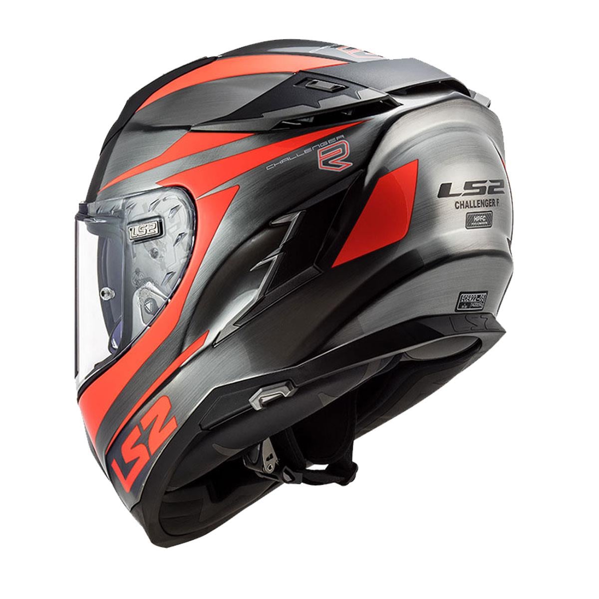 LS2 CHALLENGER CANNON JEANS-TURUNCU KASK