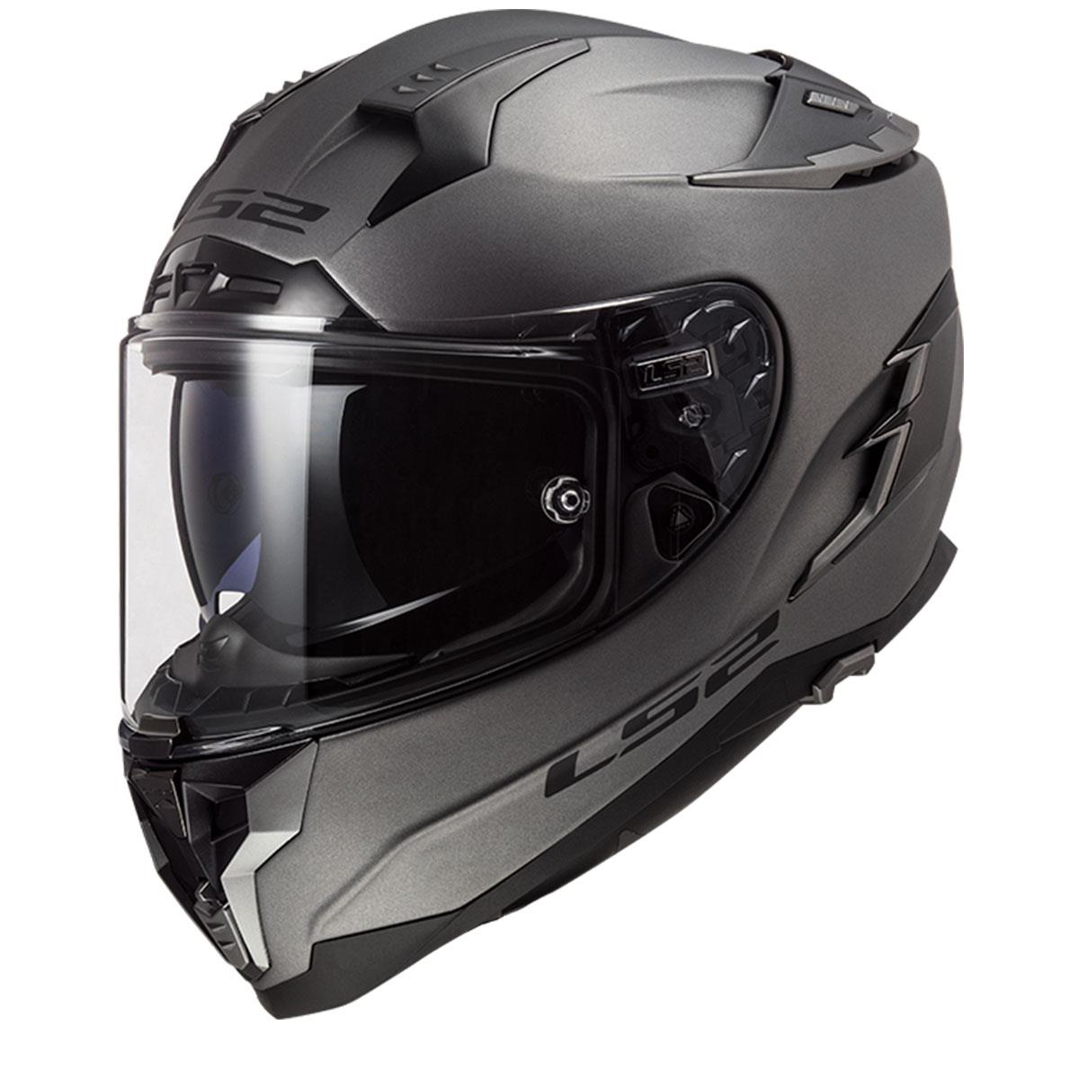LS2 CHALLENGER MAT TITANIUM KASK