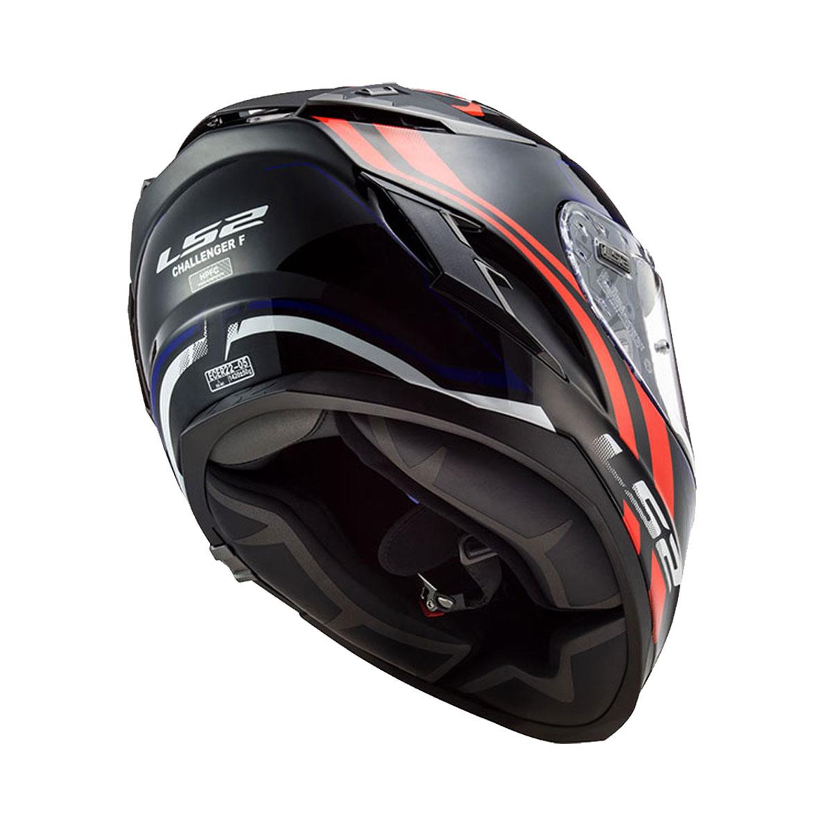 LS2 CHALLENGER PROPELLER KIRMIZI-MAVİ KASK