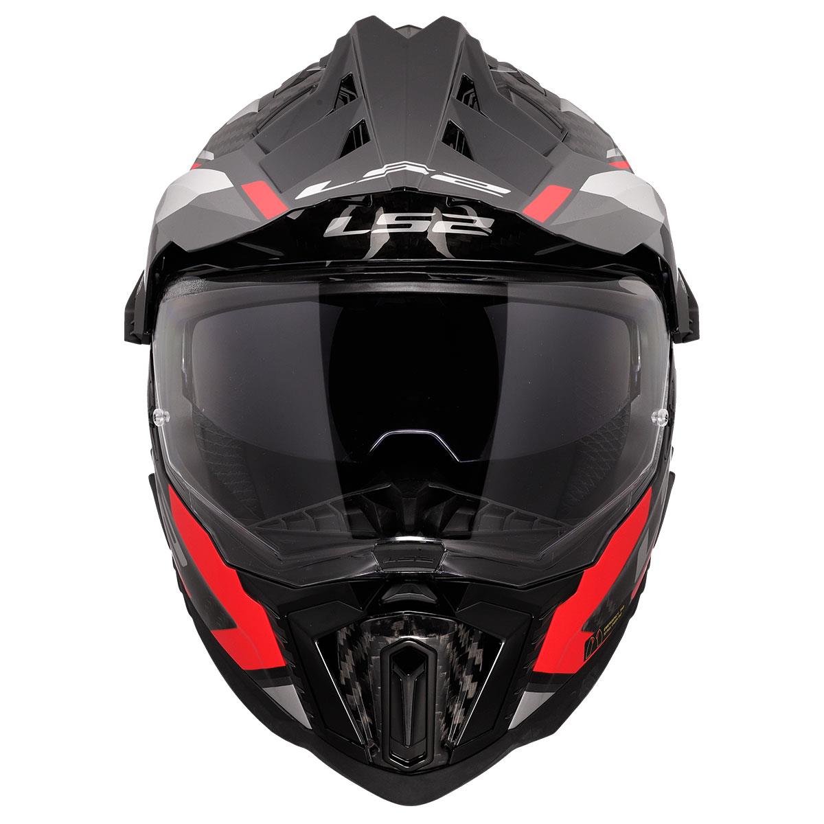 LS2 EXPLORER C KARBON FRONTIER II KIRMIZI KASK