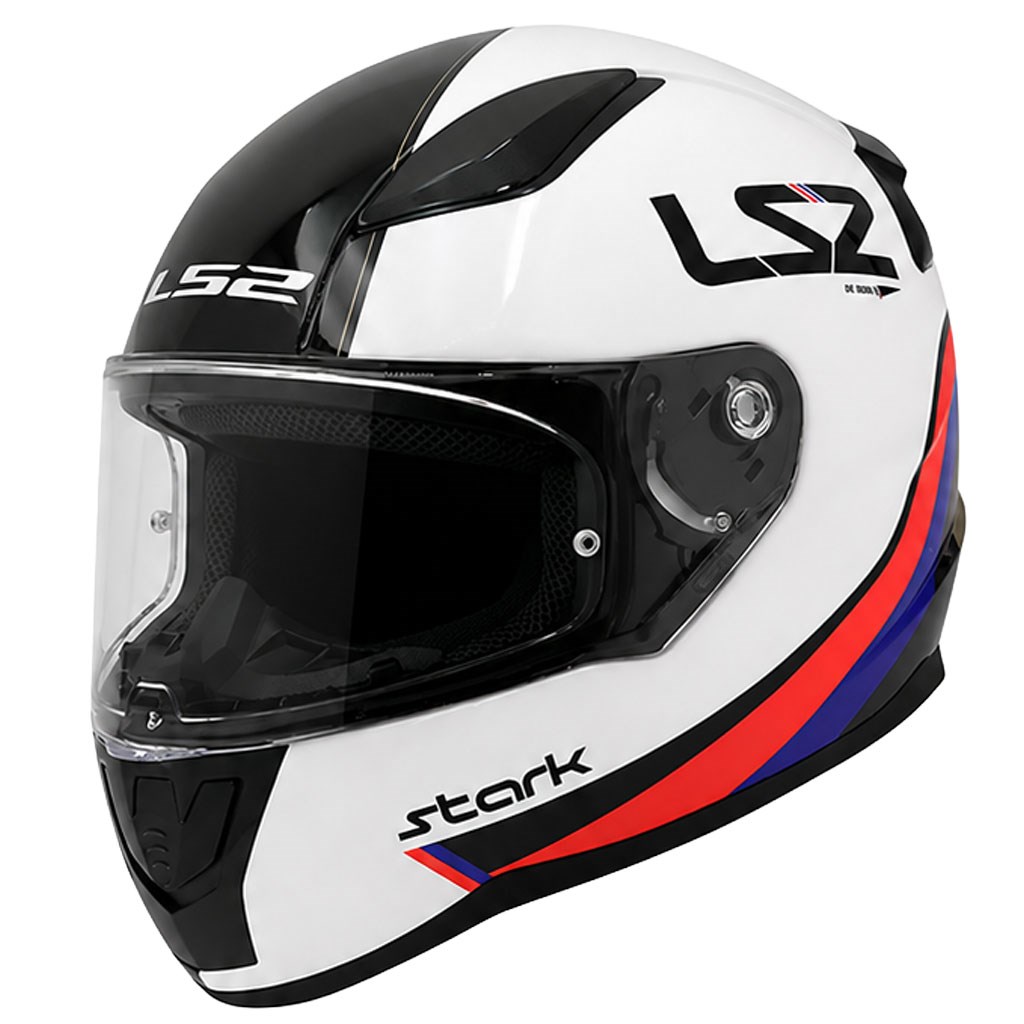 LS2 RAPID 2 STARK BEYAZ-KIRMIZI-MAVİ KASK