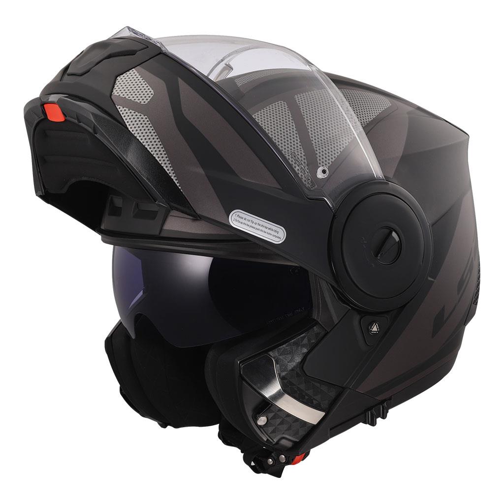 LS2 SCOPE 2 AXIS MAT SİYAH-TITANIUM KASK