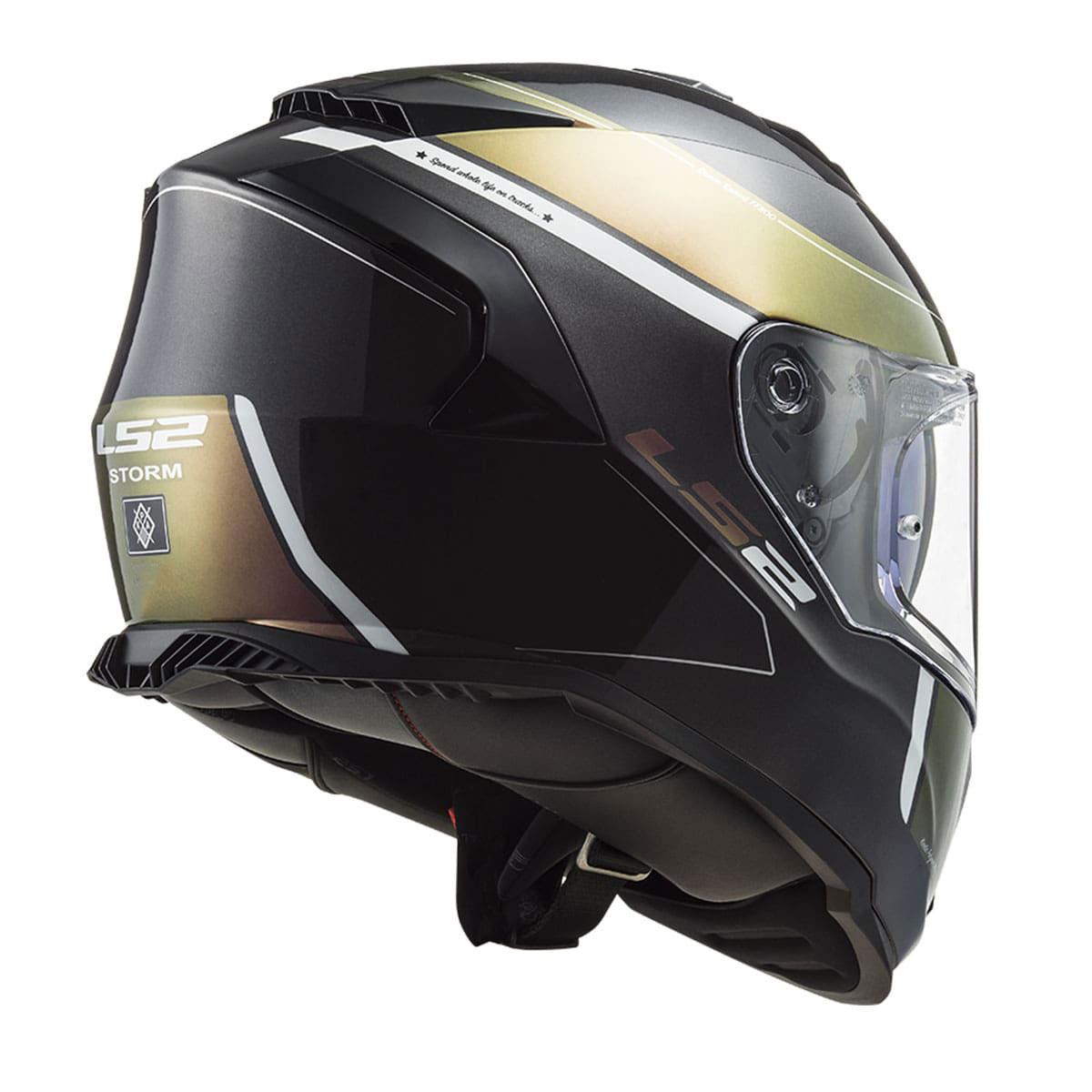 LS2 STORM 2 VELVET MAT SİYAH-GÖKKUŞAĞI KASK