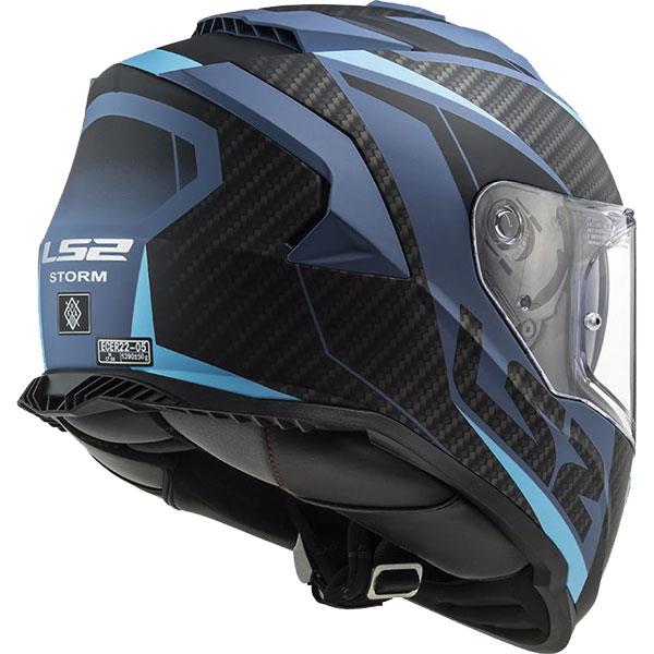 LS2 STORM RACER MAT MAVİ KASK