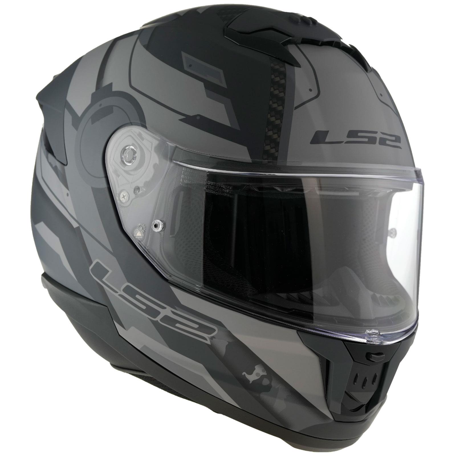 LS2 STREAM 2 SHADOW MAT TITANIUM-GRİ KASK