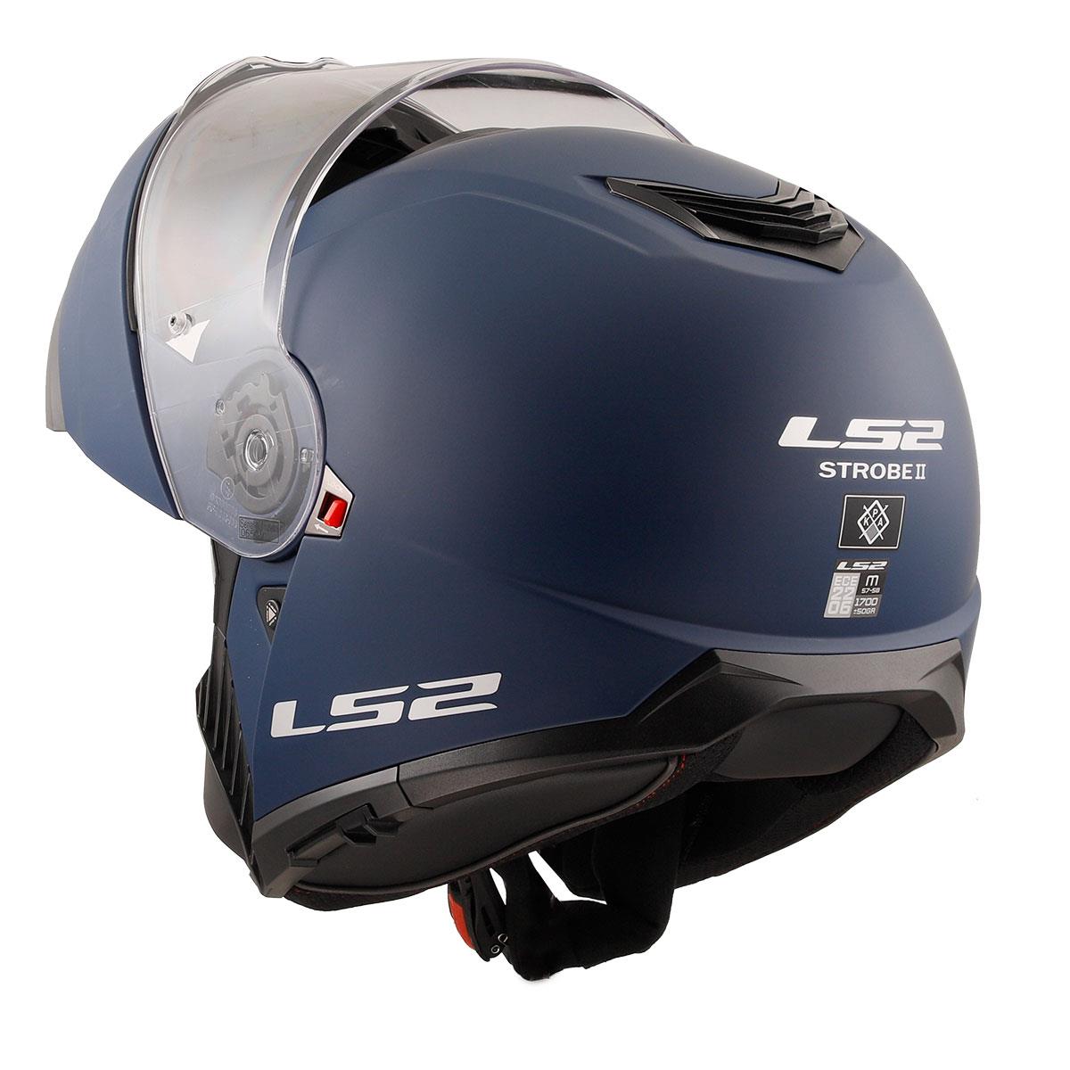 LS2 STROBE 2 MAT NAVY MAVİ KASK