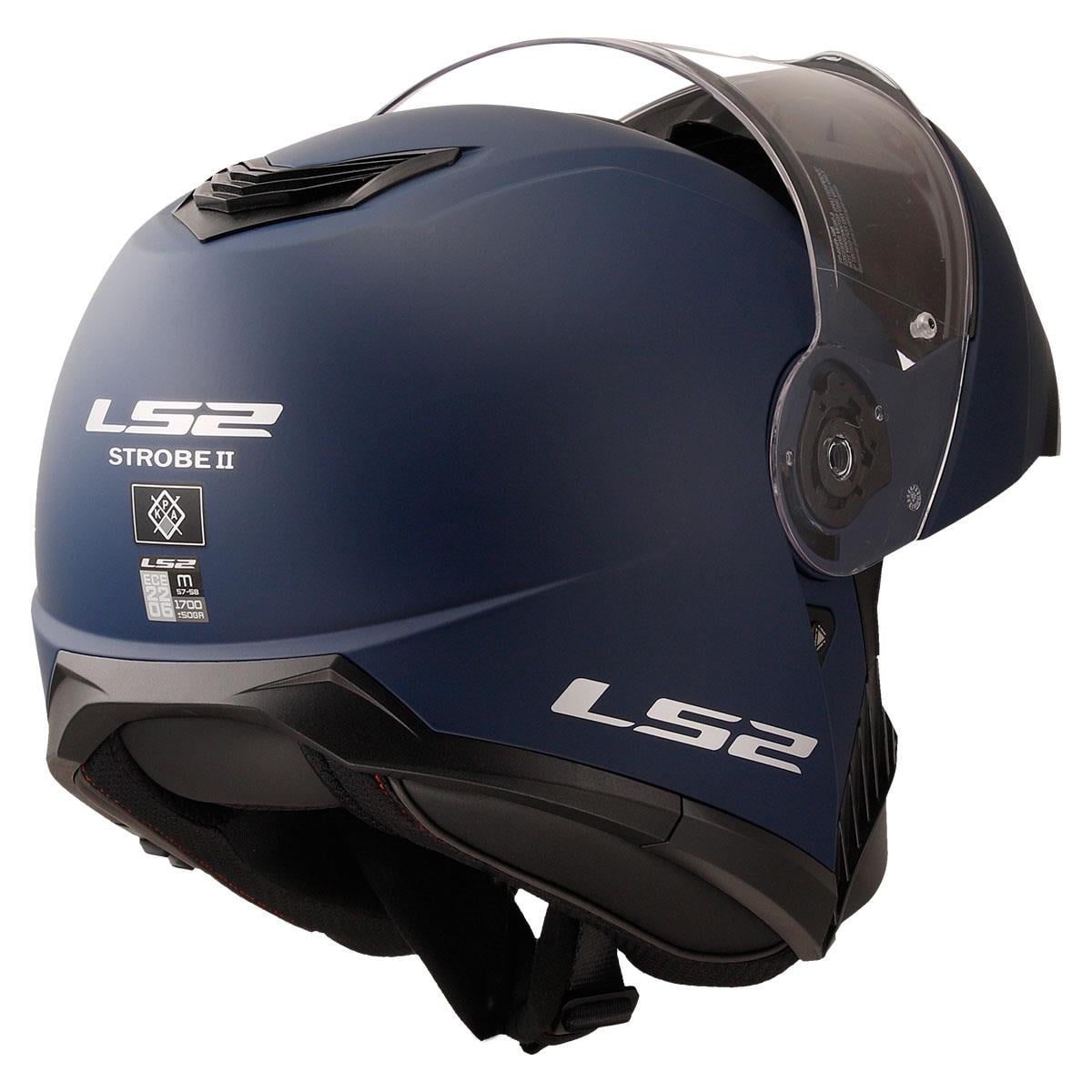 LS2 STROBE 2 MAT NAVY MAVİ KASK