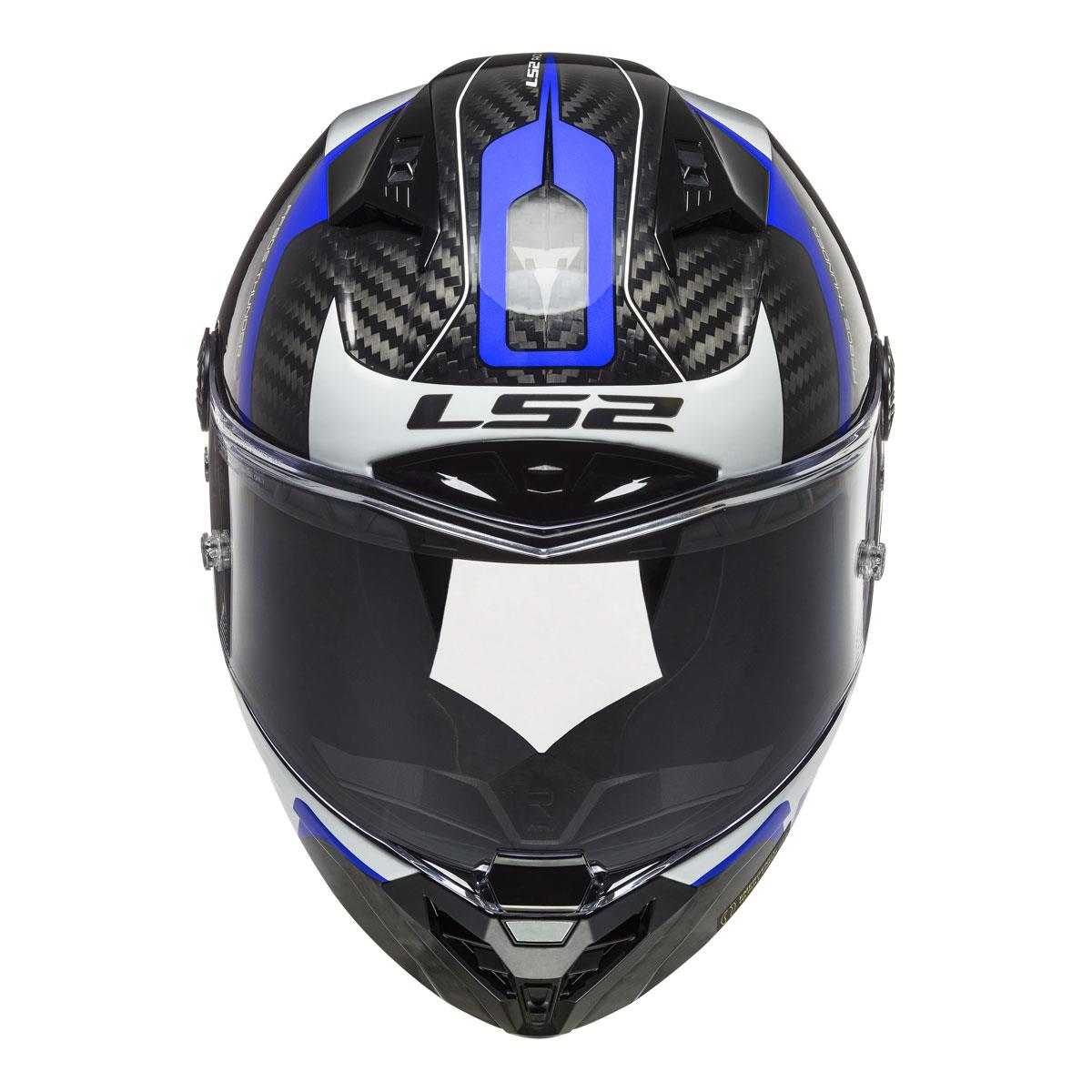 LS2 THUNDER KARBON RACING 1 MAVİ-BEYAZ KASK