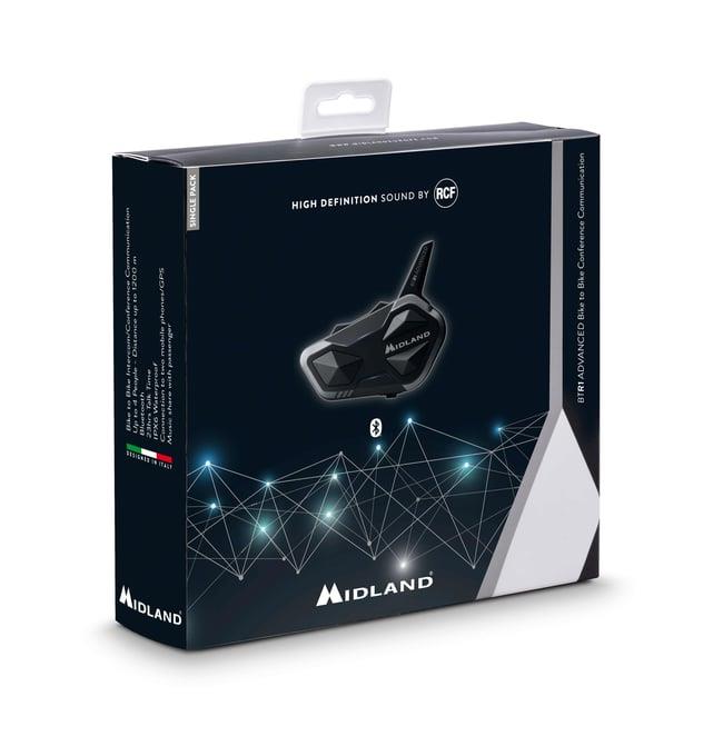 MIDLAND BTR1 ADVANCED SINGLE BLUETOOTH INTERCOM (TEK)