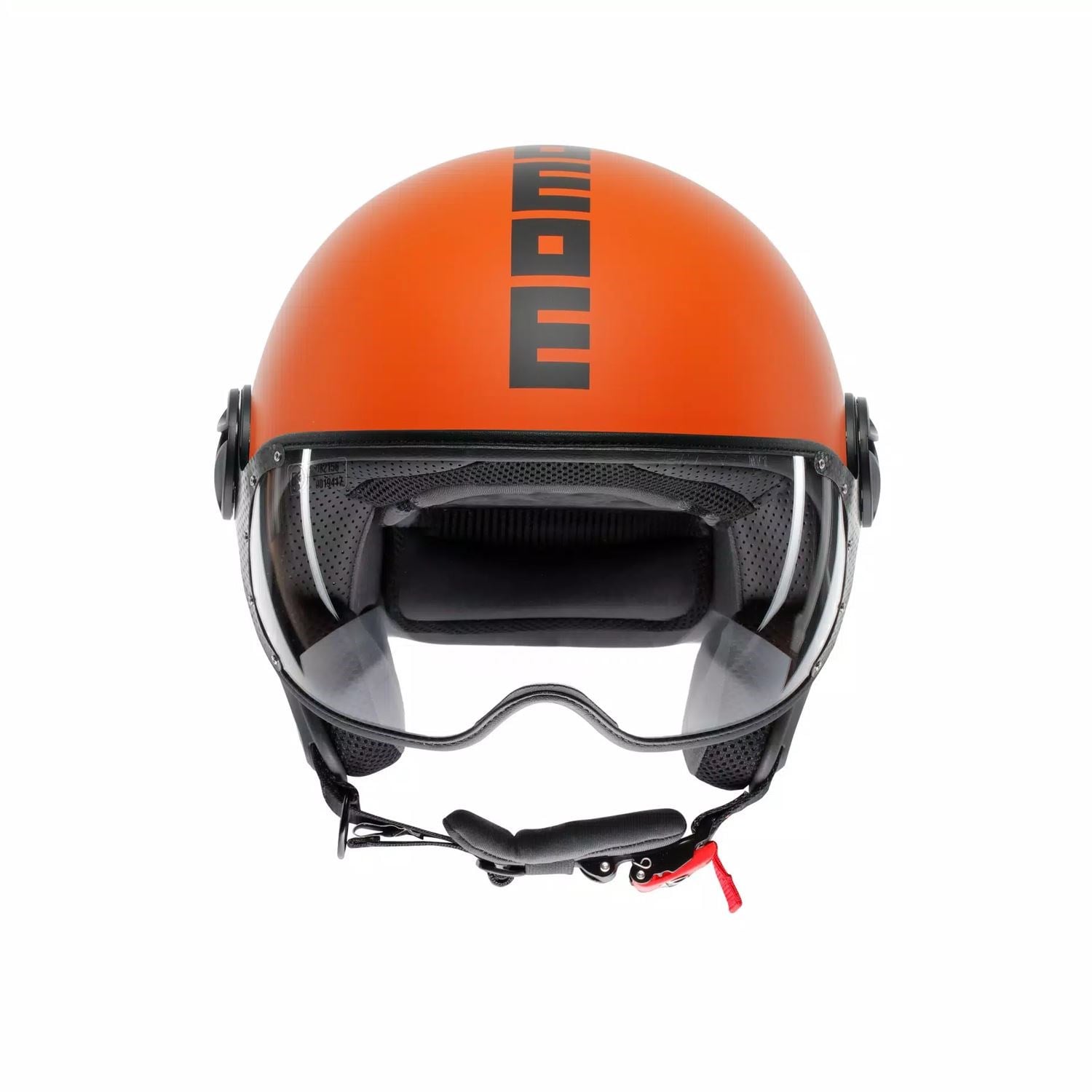 MOMO KASK/ FGTR CLASSIC MAT ORANGE/BLACK