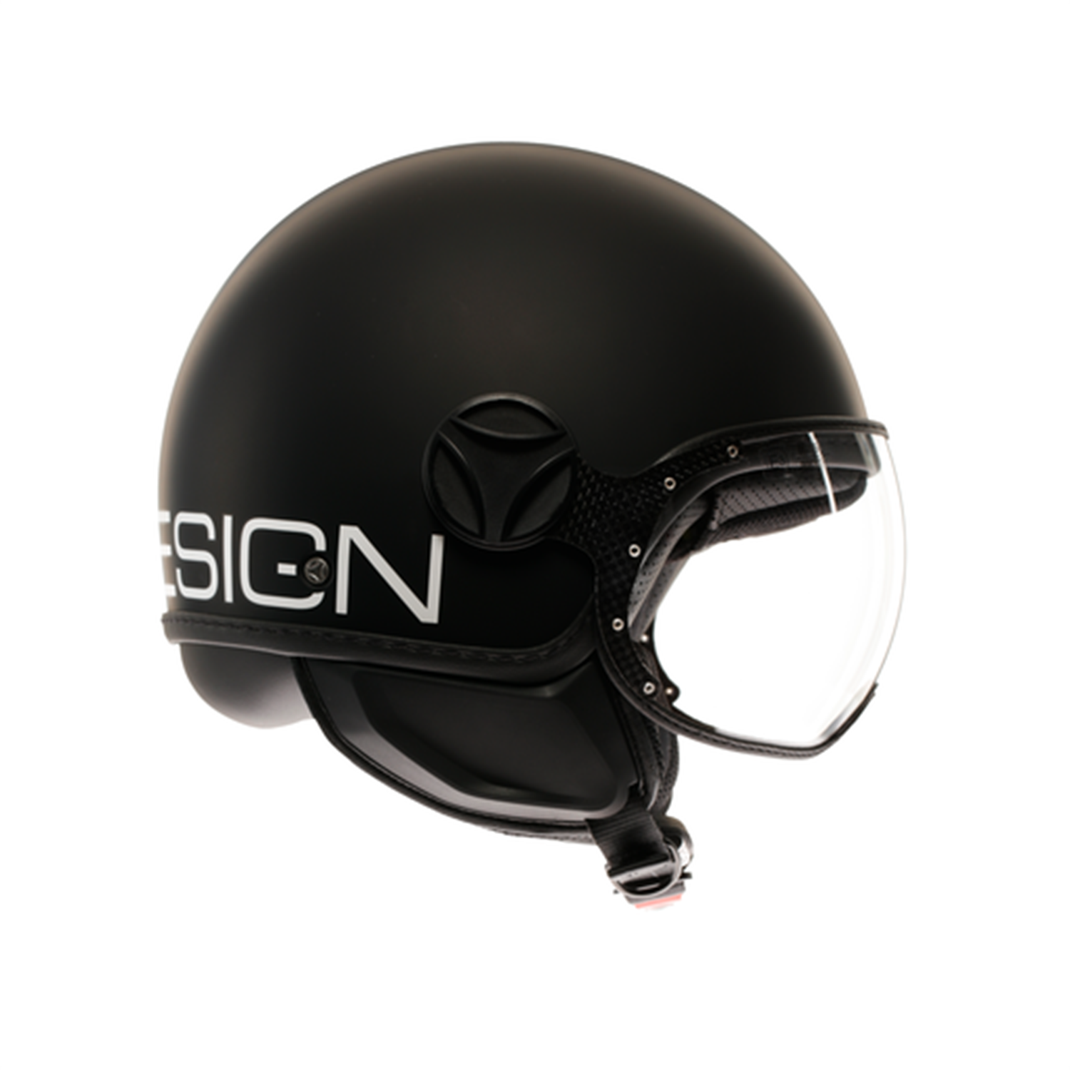 MOMO KASK/ FGTR CLASSIC MONO MATT BLACK/WHİTE