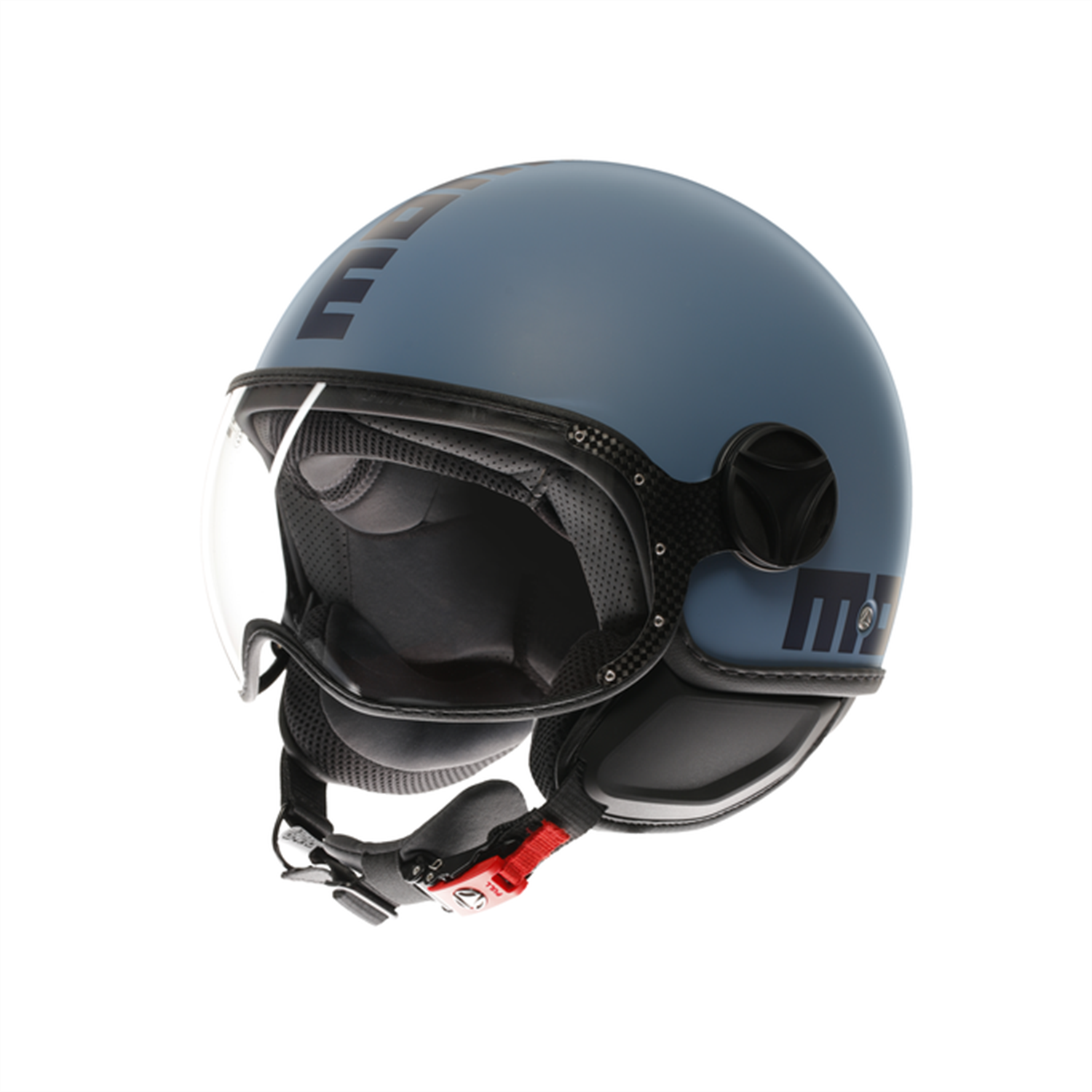 MOMO KASK/ FGTR CLASSIC MONO MATT DUSTY BLUE/BLUE