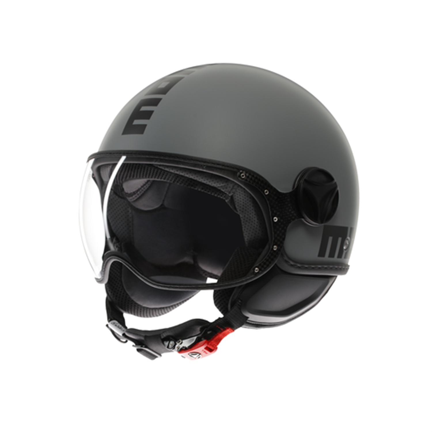 MOMO KASK/ FGTR CLASSIC MONO MATT GREY/BLACK