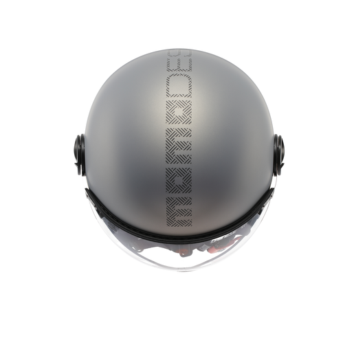 MOMO KASK/FGTR EVO MOMO HIP MATT GREYY/CERULEAN GREY