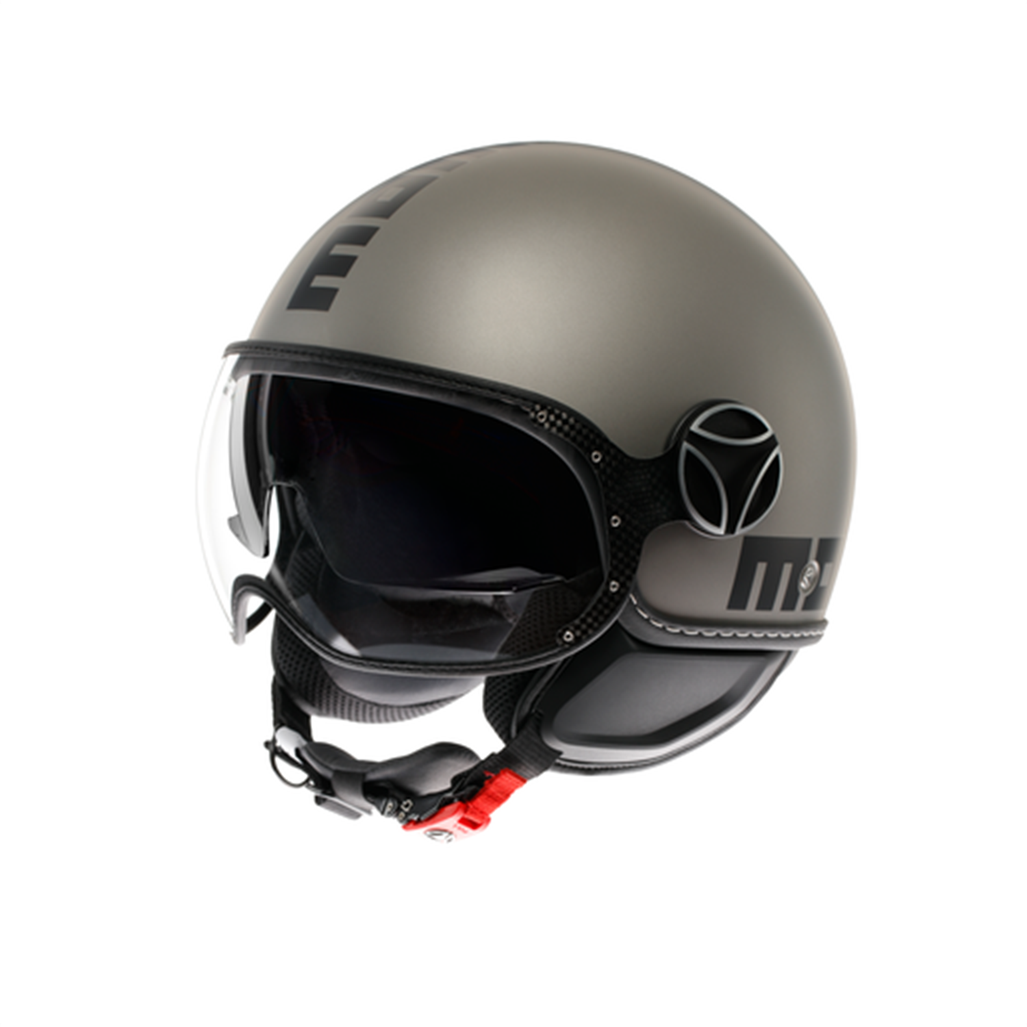 MOMO KASK/FGTR EVO MONO MATT TITANIUM FROST BLACK