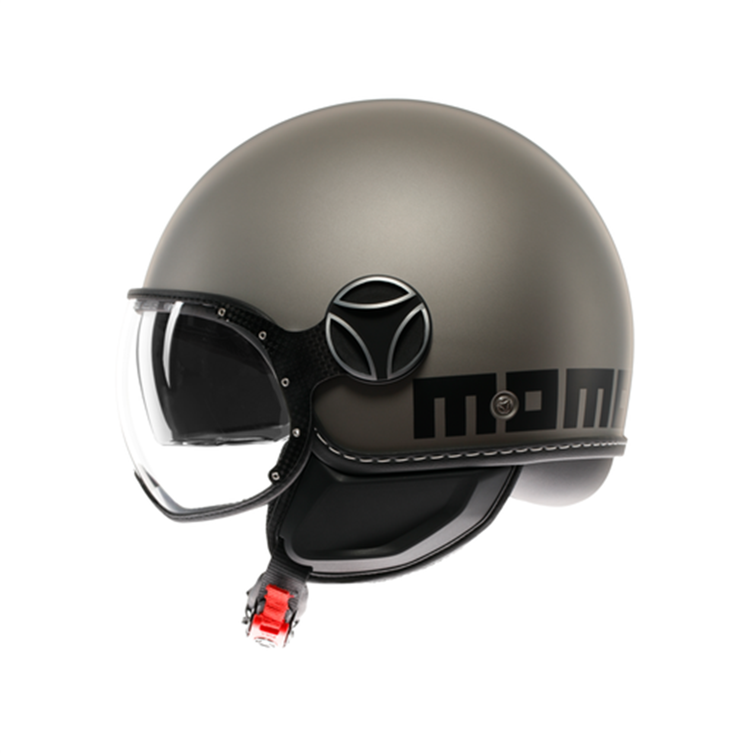 MOMO KASK/FGTR EVO MONO MATT TITANIUM FROST BLACK