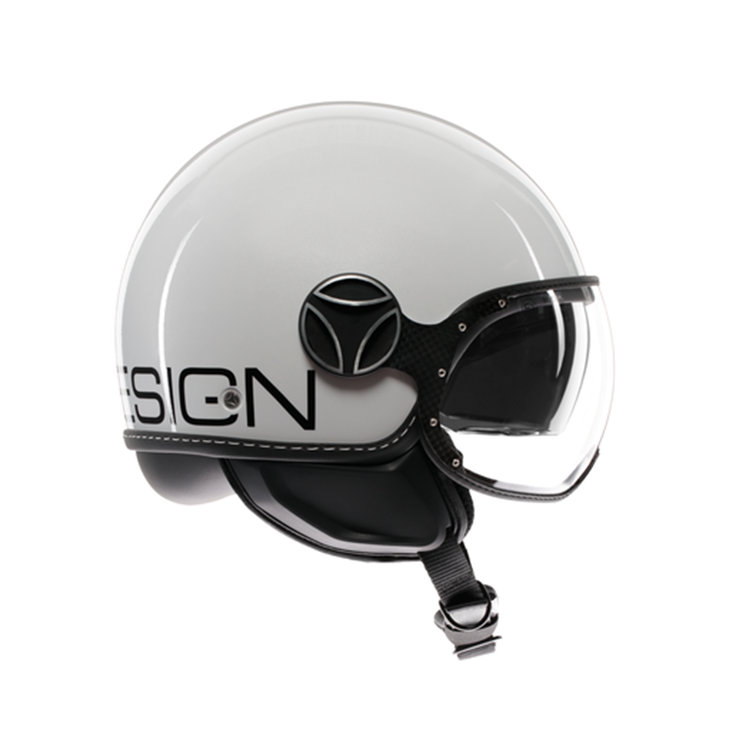 MOMO KASK/FGTR EVO MONO WHITE QUARZ/BLACK