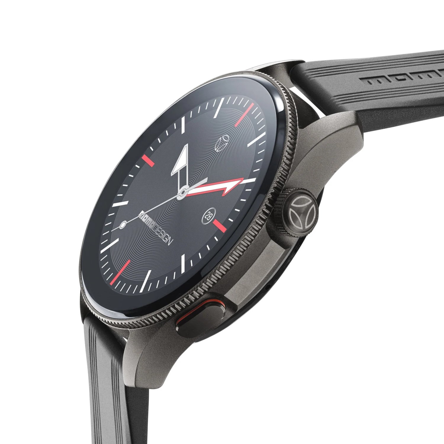 MOMODESIGN ROUND BT SMART WATCH BLACK