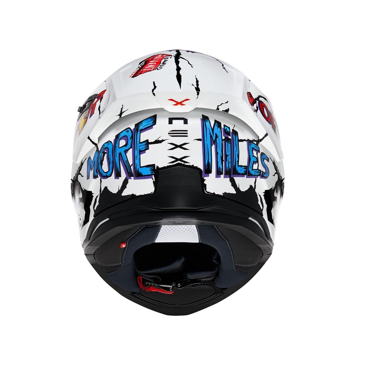 NEXX SX.100R HUNGRY MILES BEYAZ KASK