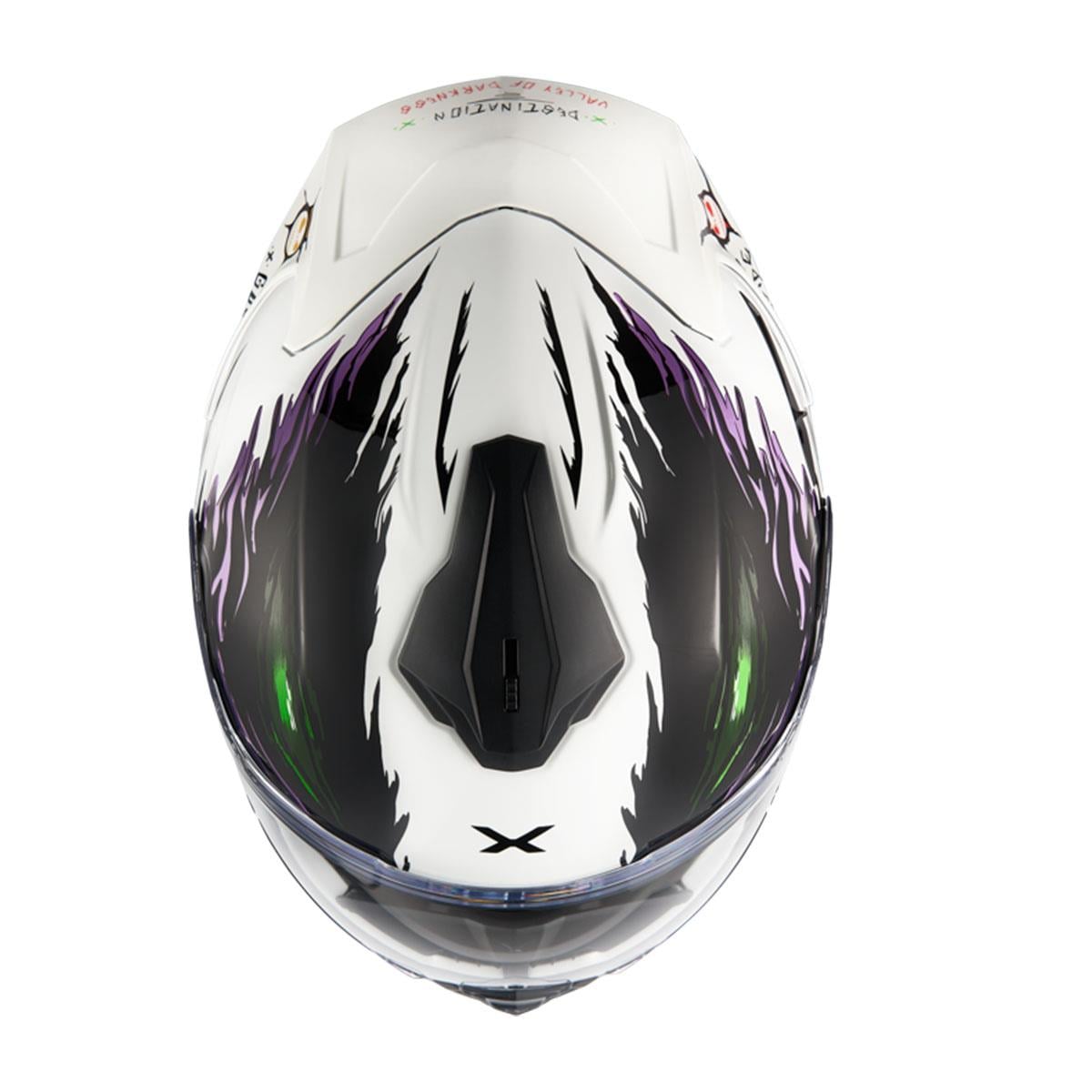 NEXX Y.100R NIGHT RIDER BEYAZ KASK