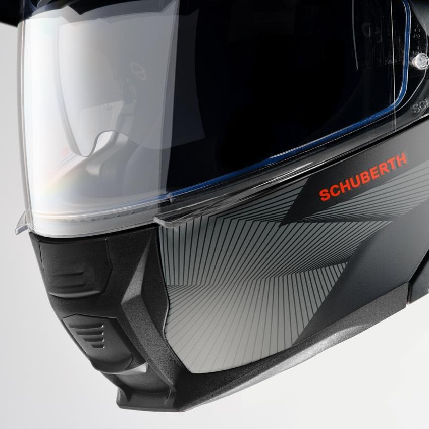 SCHUBERTH E2 DEFENDER RED ÇENE AÇILIR SİPERLİKLİ MOTOSİKLET KASKI