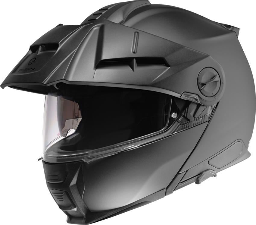 SCHUBERTH E2 MATT BLACK ÇENE AÇILIR SİPERLİKLİ MOTOSİKLET KASKI