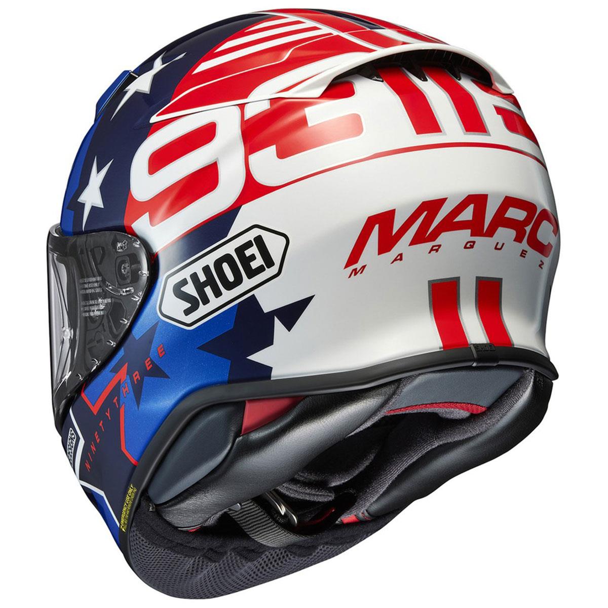 SHOEI NXR 2 MARQUEZ AMERICAN SPIRIT TC-10 KASK