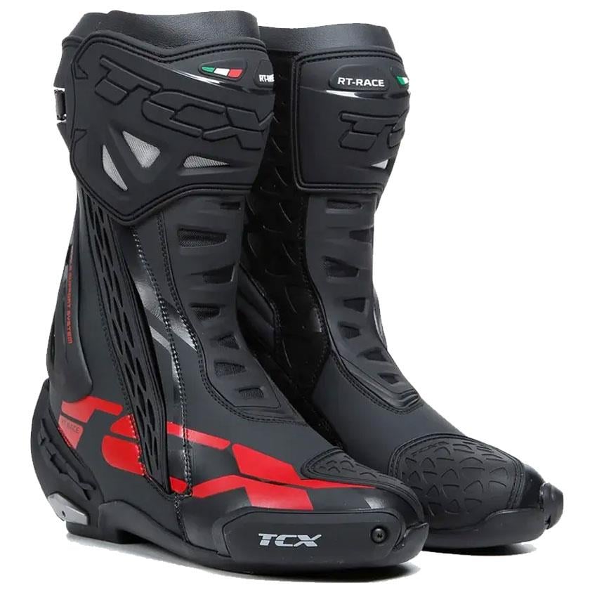 TCX RT-RACE ÇİZME SİYAH-KIRMIZI