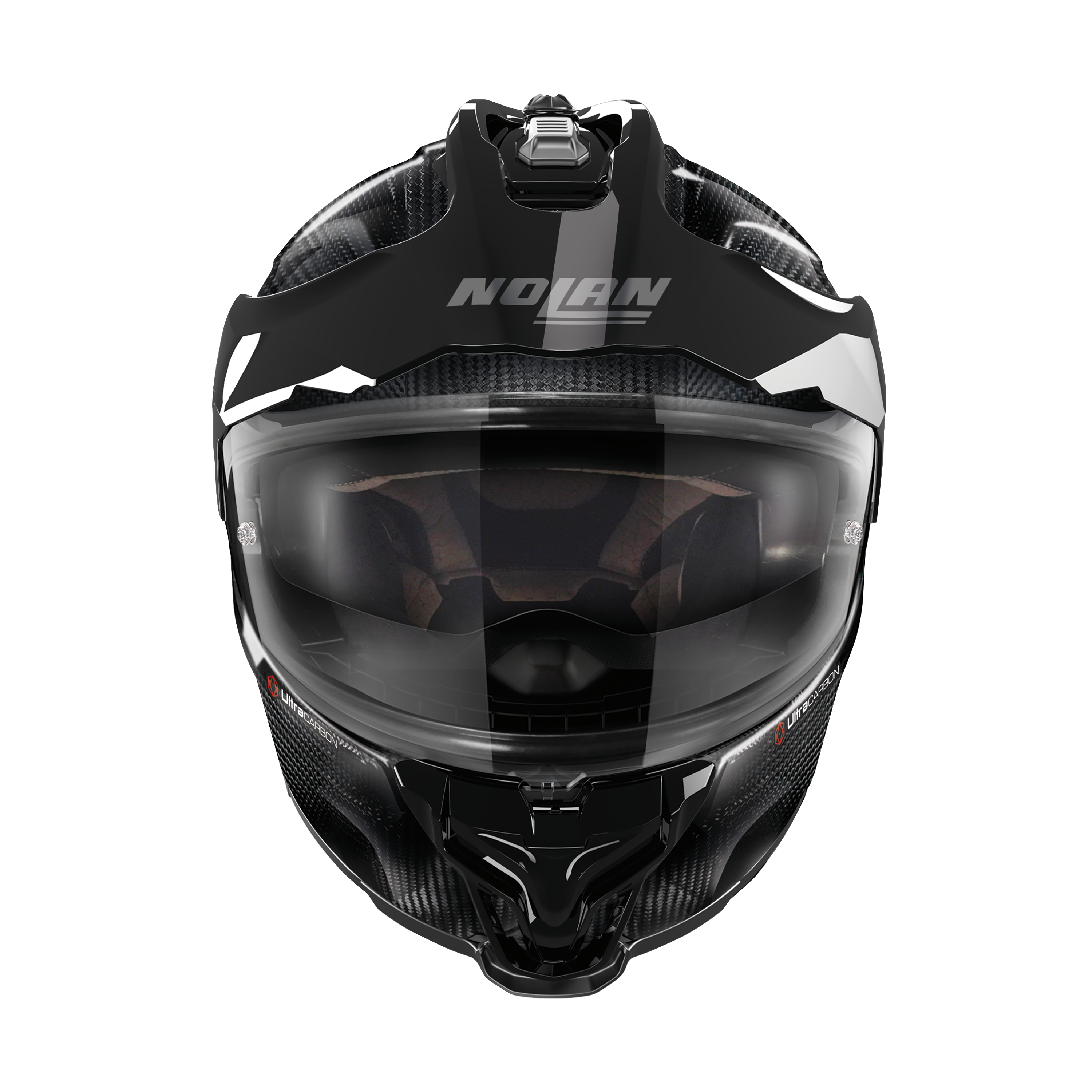 X-552 ULTRA PURO N-COM 101 KAPALI SİPERLİKLİ KARBON MOTOSİKLET KASKI