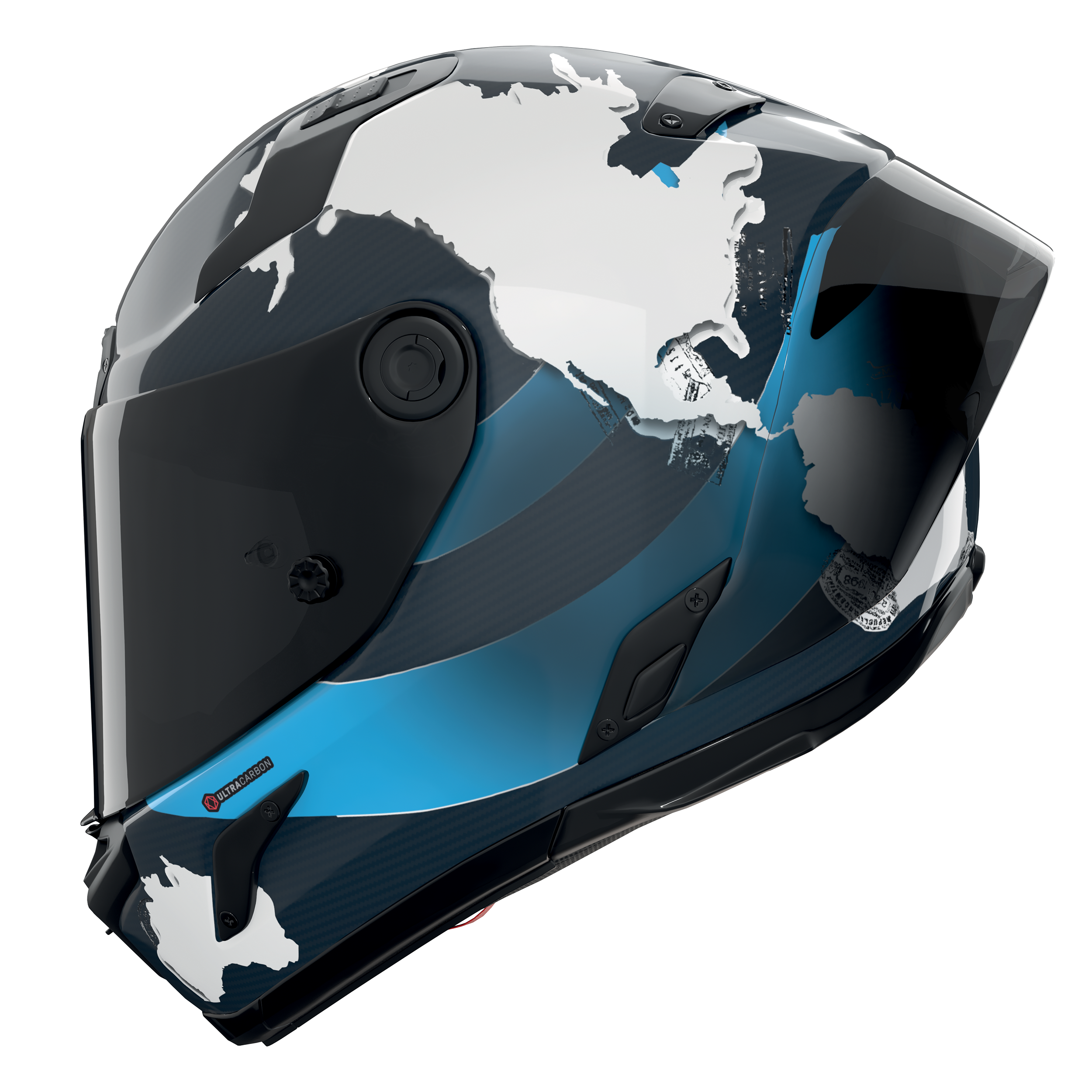 X-804 RS Ultra Carbon Kapalı Motosiklet Kaskı 30SE 355