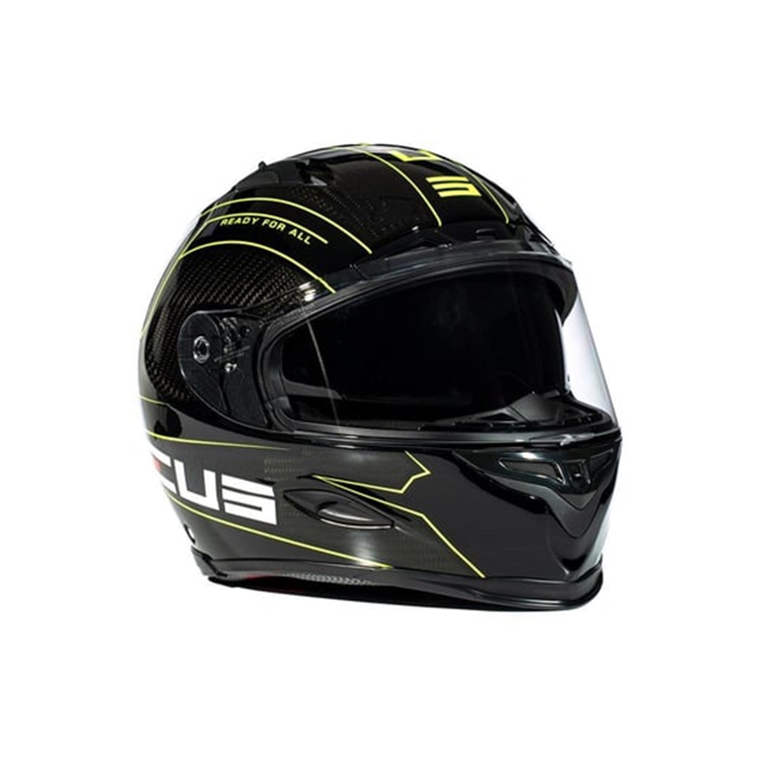 ZEUS KASK/ZS-1800B GLOSS CARBON AM8 FLUO YLW