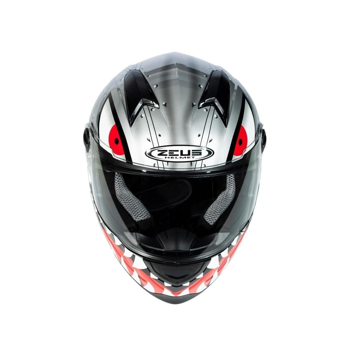 ZEUS KASK/ZS-811A SLV (S-01)/AL-38 BLACK