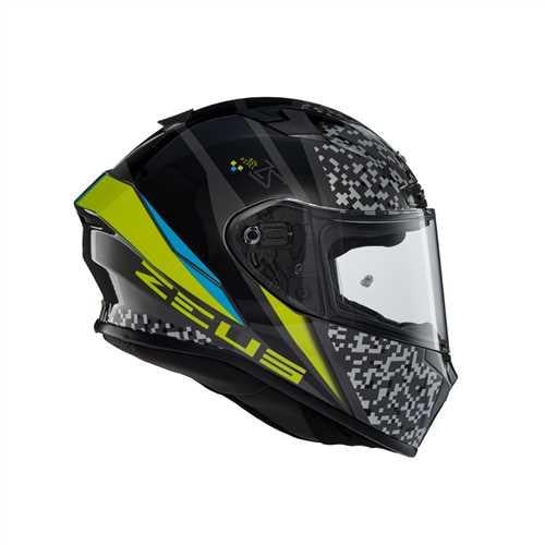 ZEUS KASK/ZS-826 BK23 YELLOW