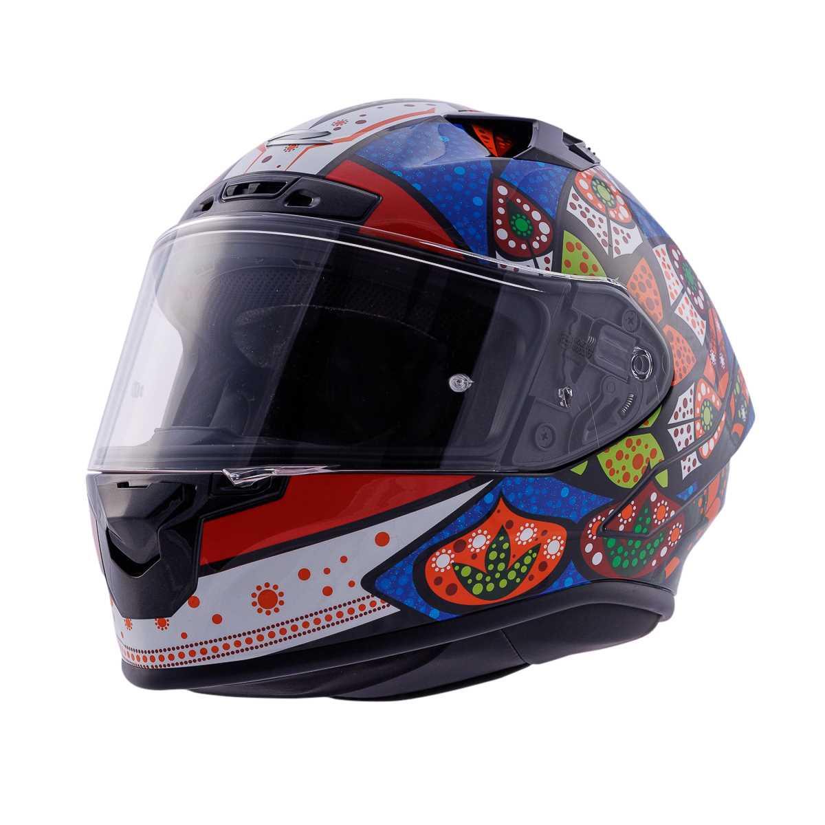 ZEUS KASK/ZS-826 PEARL BLACK BK6 BLUE